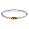 Gold Color Stainless Steel Button Braided Leather Bracelet For Men Women Couple Jewelry Gifts - Image 14