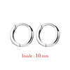 Two-Piece Mini Hoop Piercing Earrings in Gold-Tone Silver-Tone or Rose Gold-Tone - Image 29
