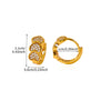 Delicate Zircon Huggie Earrings for Women Gold Plated Small Hoop Earrings Jewelry Gifts for All Occasions - Image 8