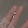 6PCS Kpop Gothic Zircon Crystal Star Corss Stud Earrings Set For Women Punk Sweet Cool Party Aesthetic Y2K Jewelry - Image 6
