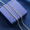 Cute Stainless Steel Necklace Link Wheat Chain for Women Silver and Gold Color Plated Neck Choker Metal Jewelry Accessories Gift - Image 7