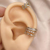 1Pc Geometry Crystal CZ Leaf Clip Earring For Women Without Piercing Punk Vintage Star Ear Cuff Wrap Adjustable Jewelry - Image 51
