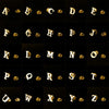 Quality Brass Initial A to Z 26 Letters Pin Golden Color English Symbol Design Men's Suit Collar Lapel Brooch Pin - Image 1