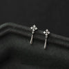 Crystal Stud Earrings in Floral and Butterfly Designs - Image 26
