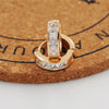 Gold Plated Zircon Hoop Earrings for Women Jewelry XP - Image 2