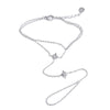 NiNice Stainless Steel Necklace Y-shaped Chain Octagonal Star Zircon Bracelet Foot Chain Design Gift - Image 13