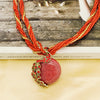 Multilayer Beads Chain Crystal Gem Stone Pendant Necklaces Boho Statement Jewelry - Image 10