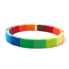 Colorful Acrylic Bead Bangle Set in Multiple Designs - Image 12