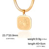 12 Zodiac Sign Necklace for Women Stainless Steel 12 Constellation Pendant Snake Neck Chain Choker Birthday Jewelry Gifts - Image 28