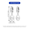 Silver Earrings Pearl Bead Earrings For Women Birthday Gift Silver Jewelry Gift Earrings - Image 6