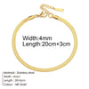 Stainless Steel Delicate Anklet for Women Gold Color Chain Anklet Bracelets on The Leg Do Not Fade Anklet Jewelry Women - Image 20