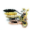 Pendule for Brass Metal Pendulum Divination Necklace Pendant Hexagonal Bullet Women Men - Image 1