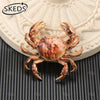 Skeds Cancer Zodiac Crab Brooch Retro Sea Animal Lapel Pin Constellation Jewelry Birthday Gift for Cancer Ladies Gentlemen - Image 10