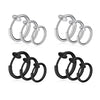 1 Pair Stainless Steel Ear Clip Earrings For Women/Men Painless Non-pierced Fake Earrings Simple Hoop Earrings Jewelry - Image 1