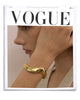 Smooth Stainless Steel Open Cuff Bangle in Gold-Tone or Silver-Tone - Image 11