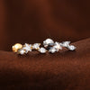 1PC Titanium Ear Cartilage Piercings Flat Back Stud Earring Internal Thread Butterfly Cross CZ Helix Tragus Piercing Jewelry 16G - Image 3