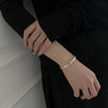 Silver Metal Bracelet for Women Men Vintage Handmade Hasp Bracelet Birthday Gift S - Image 4