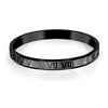 Man And Women's Light Cuff Bracelet Bangle,Stainless Steel Bracelet Carving Roman Numeral,Couple And lovers Hand Jewelry - Image 12