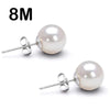 Pearl Silver Earrings Stud Earring For Women Wedding Jewelry Accessories Party Holiday Gift - Image 7