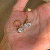 Fresh elegant simple earring Drape oval diamond pendant earrings for women suitable for daily jewelry gifts - Image 4