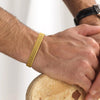 10mm Woven Mesh Stainless Steel Open Bangle for Men Women,Vintage Adjustable Cuff Bracelets - Image 2