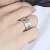 Thai Silver Craft Mens Rings Rotable Stereoscopic Embossed Design Vintage Glossy Six-character Mantra Domineering Jewelry - Image 5