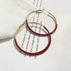 golden sequins metal tassel hoop earrings temperament earrings for women jewelry gift - Image 21