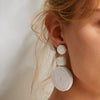 Bohemian Handmade Rattan Knit Round Drop Earrings For Women Girls Ball Beach Party Jewelry - Image 3