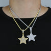 Iced Out Hip Hop Star Pendant Necklace for Men Women Bling Cubic Zirconia Cz Paved Jewelry - Image 5