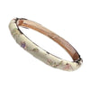 Enamel Chinese Cloisonne Bracelet Traditional Chinese Peony Filigree Flower Bangle Ethnic Vintage Women's Hand Bracelet - Image 2