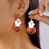 Classic Gothic Black Moon Star Tassel Crystal Earrings For Women Vintage Vampire Bat Water Drop Earring Halloween Charm Jewelry - Image 17