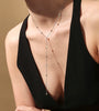 Stainless Steel Chain Necklace with Long Tassel Details - Image 39
