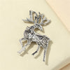 1pc Christmas Reindeer Brooch Chest Flower Brooch Small Fragrant Cartoon Clothing Accessories Gift Accessories - Image 2