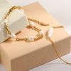 Elegant Style Stainless Steel Freshwater Pearl Bracelets Gold Plated Party Wedding Women Hand Jewelry - Image 6