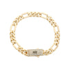 Brass Cuban Link Chain Bracelet Gold Plated with Zircon 6mm 8mm 10mm Width 17cm 20cm Unisex Hip Hop Jewelry - Image 7