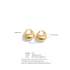 Personality Stainless Steel Chunky Hoop Earrings for Women Gold Pvd Plated Geometric Daily Casual Jewelry - Image 11