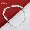 Silver 8/16/18/20/22/24 Inch 6mm Side Chain Necklaces For Woman Men Simple Punk Necklaces Charm Wedding Jewelry - Image 10