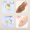 Gold Snake Adjustable Ring Silver Golden Letter A Free Heart Star Moon Open Rings For Women Jewelry Gift - Image 5