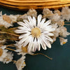Simple Daisies and Tibetan Cosmos Flowers Brooch for Women Enamel Metal Jewelry Banquet Party Clothing Coat Pin Girl Gift - Image 1