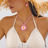 Bohemia Sea Shell Choker Necklace For Women Summer Sweet Flower Pendant Hand-woven Rope Neck Chain Jewelry Accessory - Image 14