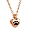 Stainless Steel Small Heart With Pets Paw Urn Necklace Charms for Memorial Ashes Jewelry Keepsake Pendant - Image 10