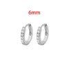 Stainless Steel 1 Pair Minimalist Huggie Hoop Earrings For Women Gold Color Tiny Round Circle 6/8/10mm Punk Unisex Rock Earring - Image 30