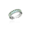 Zircon Rings For Women Stainless Steel Adjustable Open Rings Females Jewelry Accessories - Image 7