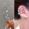 Zircon Butterfly Ear Clips Sparkling Rhinestone Ear Cuff Clips Earrings Without Piercing For Women Wedding Jewelry Gifts - Image 26