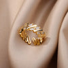 Zircon Heart Birthstone Rings For Women Stainless Steel Gold Color Birthstone Ring Aesthetic Wedding Jewelry Gift - Image 22