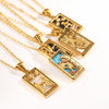 Tarot Queen Lover Magician Moon Necklace Stainless Steel Jewelry Gold Plated Decoration - Image 5