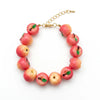 Dopamine 3D Fruit Beaded Necklace Bohemian Retro Pomegranate Strawberry Tomato Choker Exaggerated Bracelet Bikini Jewelry Gift - Image 12