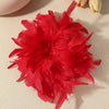 20CM Exaggerated Feather Flower Large Brooch for Women Lady Personality Lapel Pins Party Wedding Clothing Jewelry - Image 5