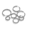 Stainless Steel Hoop Earrings Set 10 Pieces 8mm to 20mm - Image 3
