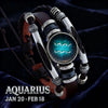 12 Constellation Zodiac Sign Charm Luminous Bracelets Men Women Vintage Multilayer Wrap Leather Bracelet Bangle Birthday Gift - Image 17